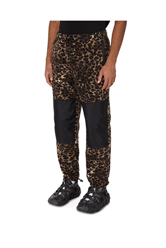 Polar Fleece Leopard Sweatpant Eşofman Altı