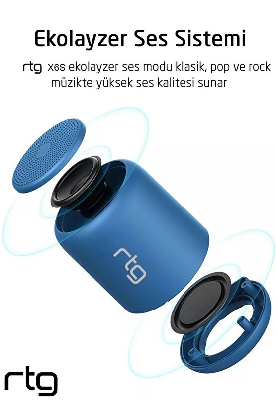 KABLOSUZ BLUETOOTH HOPARLÖR ŞARJLI TAŞINABİLİR SU GEÇİRMEZ 5W SPEAKER SD KART AUX GİRİŞLİ