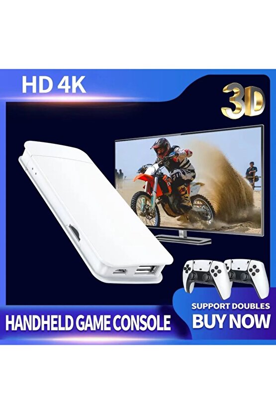 HD 4K OYUN KONSOLU 2.4GHZ TV GAME PAD WİRELESS OYUN KOLU ÇİFT KOL TV OYUN KONSOLU