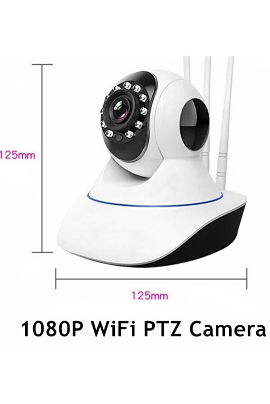 2MP WİFİ İP KAMERA GECE GÖRÜŞLÜ 1080P HD GÜVENLİK KAMERASI