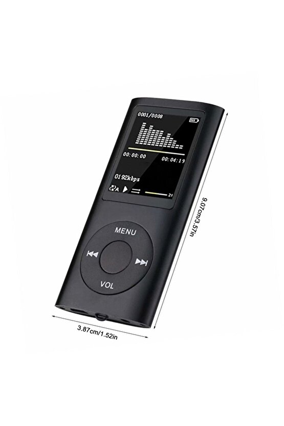 Ekranlı Mp3 Çalar Fm Radyolu Mp4 Player