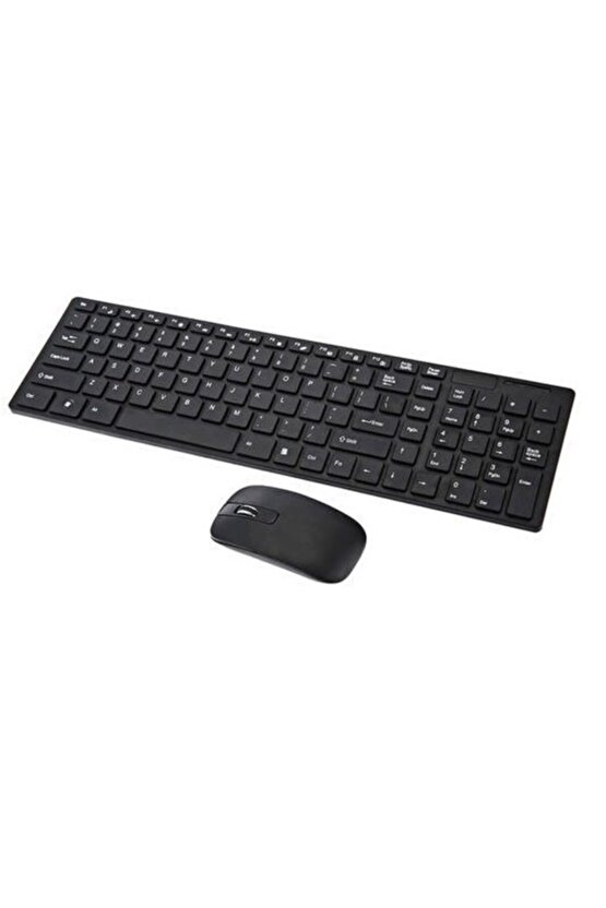 Kablosuz Klavye Mouse Seti 2.4 Ghz Wireless Tv Pc Uyumlu Pl-374