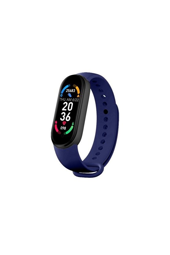 Yeni M6 Akıllı Bileklik Saat Smart Band Bracelet 6 Mesaj Arama Bildirimi Ios Android Uyumlu Fitpro