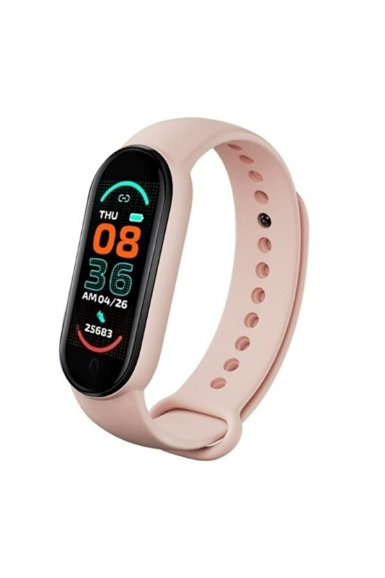 Yeni M6 Akıllı Bileklik Saat Smart Band Bracelet 6 Mesaj Arama Bildirimi Ios Android Uyumlu Fitpro