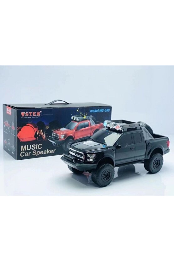 New Truck Speaker Bluetooth Hoparlör Işıklı Fm Radyolu Kamyonet Sd Kart Usb Mp3 Çalar