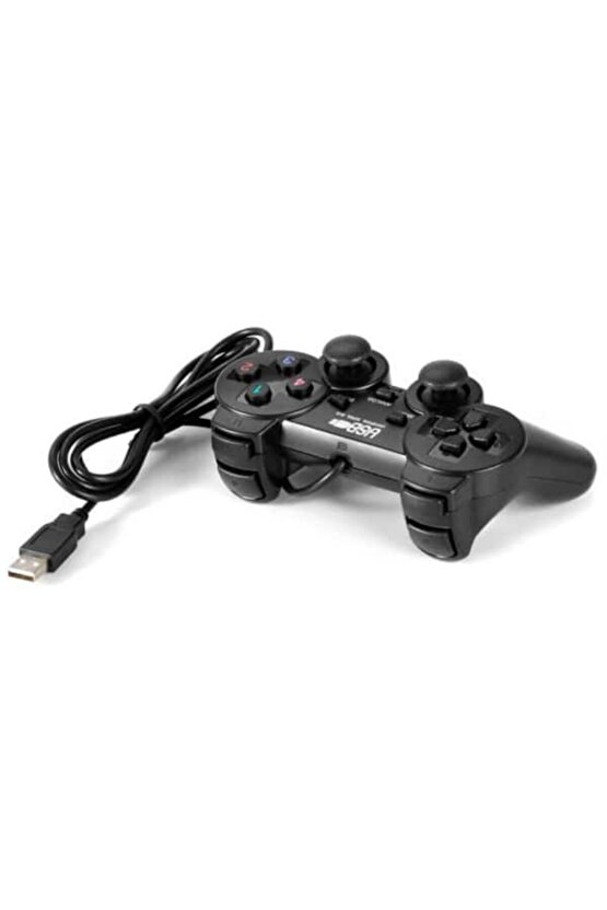 Usb-pc-ps3 Titreşimli Joystick Kablolu Oyun Kolu Usb Game Pad Kd-208