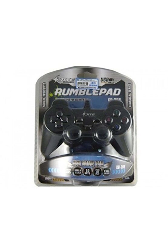 Usb-pc-ps3 Titreşimli Joystick Kablolu Oyun Kolu Usb Game Pad Kd-208