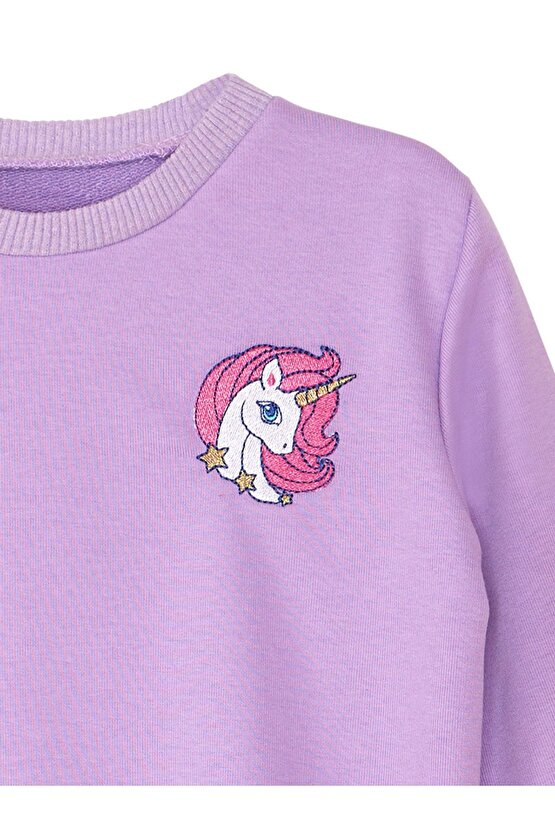 Unicorn Kız Çocuk Sweatshirt