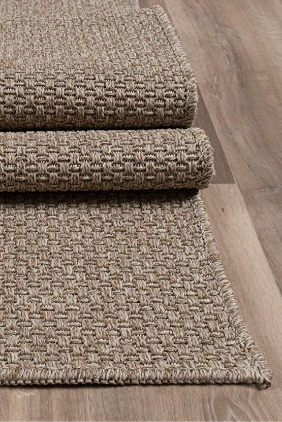 SRZ-5612 Jüt Tabanlı Hasır Dokuma Modern Dokuma Sisal Halı Kilim