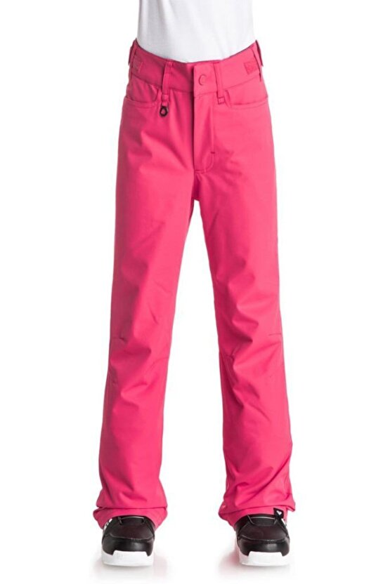 Unisex Çocuk Pembe Snowboard Pantolonu Backyard Gir