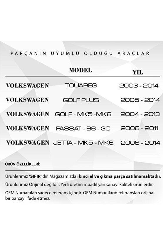 Volkswagen Touran Touareg Amarok Sharan için Cam Açma Düğmesi Kap