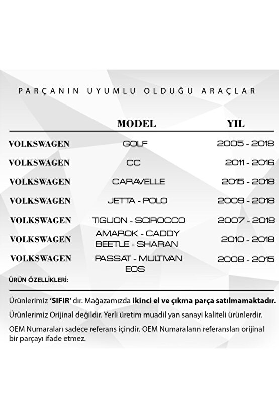 Vw Golf, Caddy, Audi A4, Q5 Için Yağ Soğutucu Contası