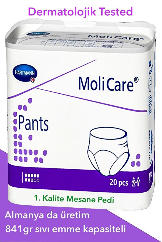 Molicare Ped Mesane Pedi 4 Damla Maxi 6 Paket 168 Adet