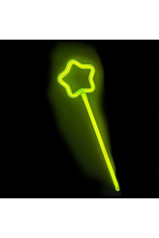 Glow Stick Yıldız Asa Kırılınca Yanan Yıldız Çubuklar 6 Renk 6 A