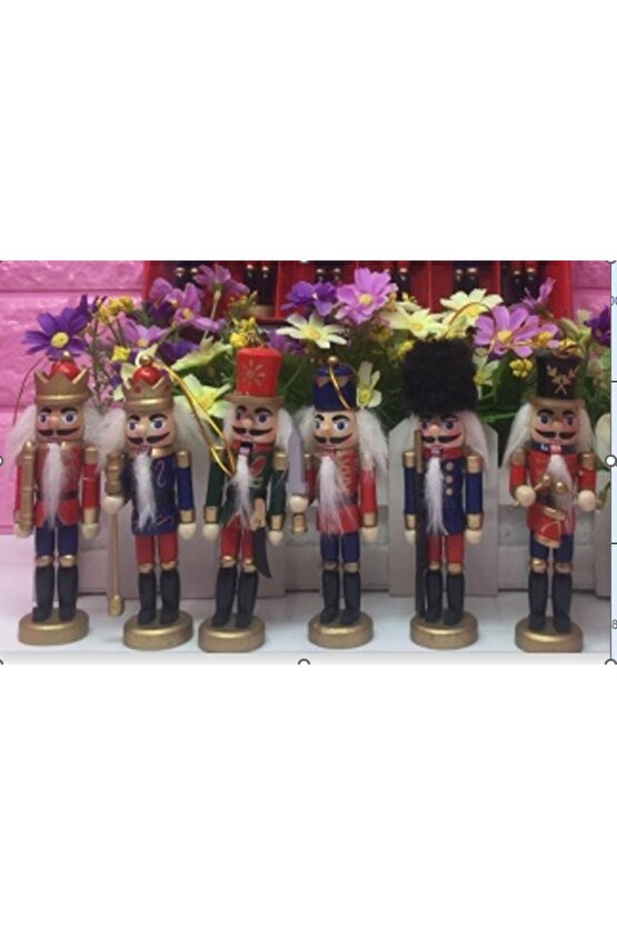 Kurşun Asker Ahşap Dekoratif Eşya (6LI SET 13CM)