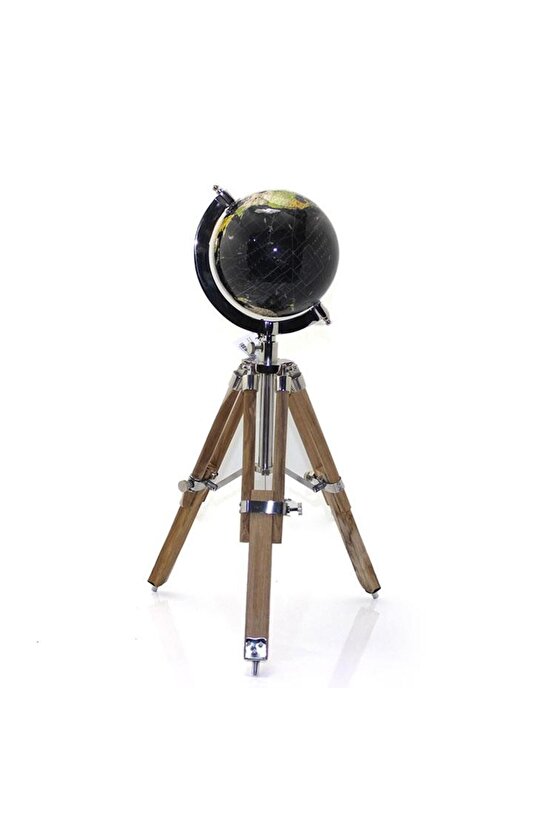 Samur Parti Parti Aksesuar & Kostüm Tripod Standlı Dönen Dekoratif Dünya Yerküre Harita Sd1472615