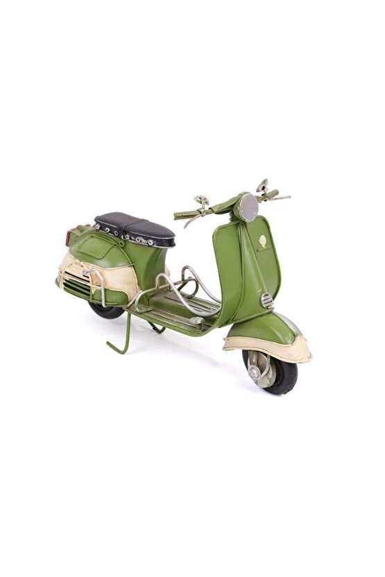 Dekoratif Metal Scooter Vintage Hediyelik Biblo