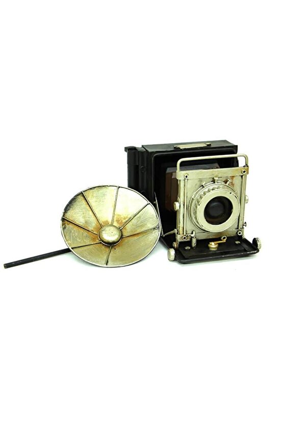 Dekoratif Metal Fotoğraf Makinesi Biblo Vintage Hediyelik