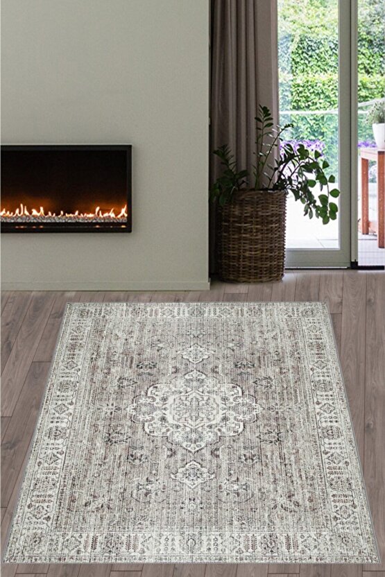 Dijital Baskı Yıkanabilir Kaymaz Taban Klasik Kilim Model Salon Halısı Ve Yolluk Halı