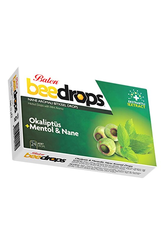 Beedrops Okaliptüs & Mentollü Nane Aromalı 24 Drops