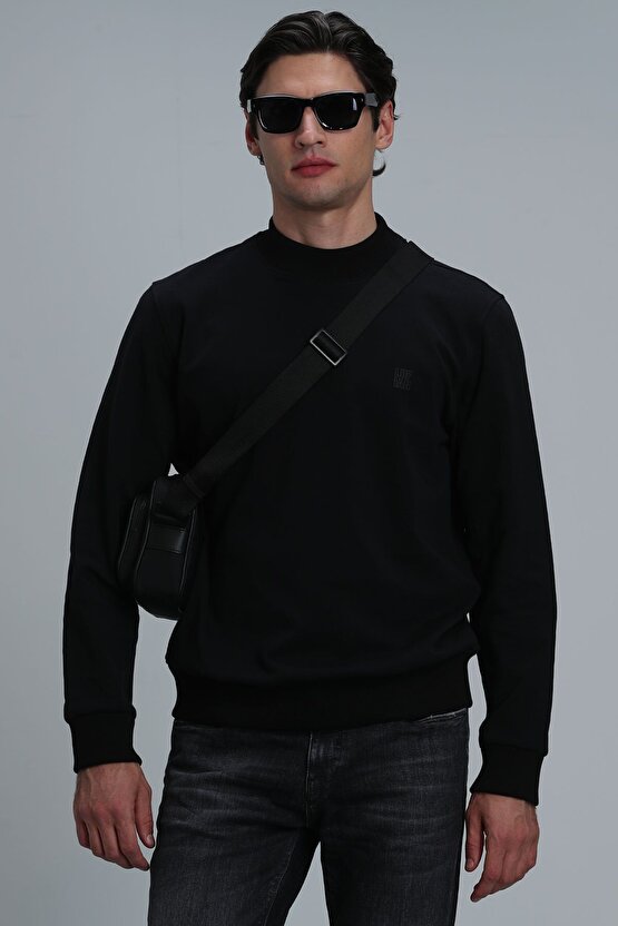 Randal Erkek Sweatshirt Siyah