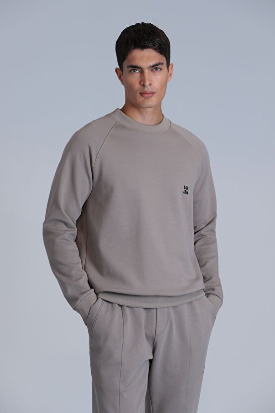 Grant Erkek Sweatshirt Vizon