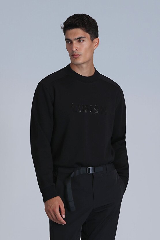 Luther Erkek Sweatshirt Siyah