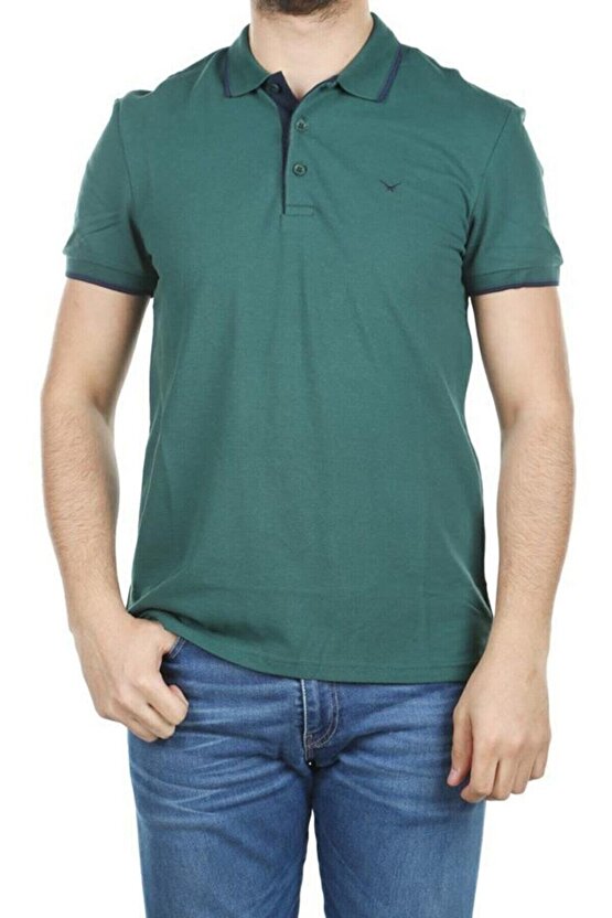 Erkek Lacost Çizgili Polo Yaka T-shirt Czdr