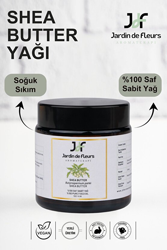 Shea Butter (Karite) 100 ml - %100 Saf Aromaterapi Yağı