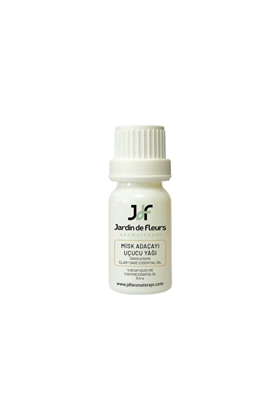 Jdf Misk Adaçayı (CLARY SAGE) Uçucu Yağı 10 ml - %100 Saf Aromaterapi Yağı