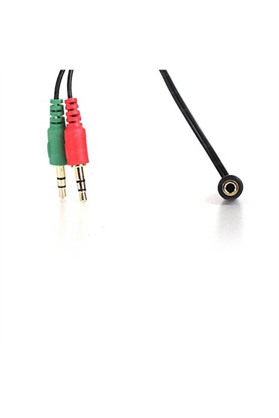 2x3.5mm Stereo Erkek - 3.5mm Stereo Dişi Y Kablo Dk-cb-auc02