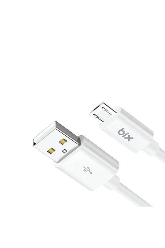 Bx100mw 3a Usb-a To Mıcro Usb Chargıng Cable,beyaz