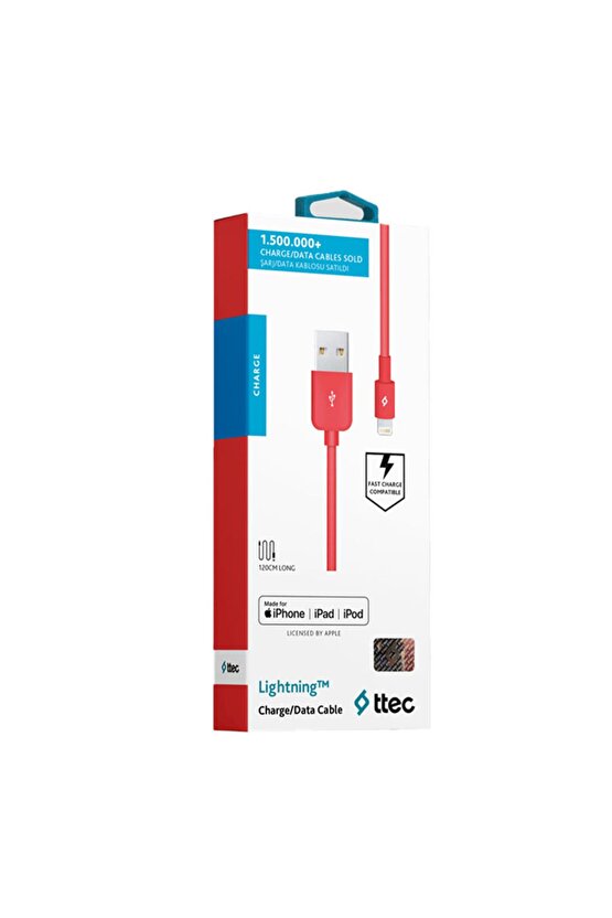 Mfi Lightning Usb Iphone Için Apple Lisanslı Şarjsenkronizasyon Kablosu 2dkm01p,pembe