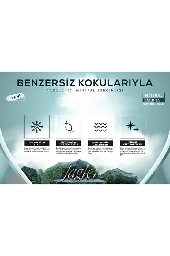 4x Mineral Serisi Extra Cool Tıraş Kolonyası 200 ml