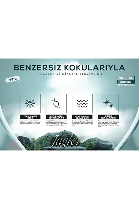 4x Mineral Serisi Classic Tıraş Kolonyası 200 ml