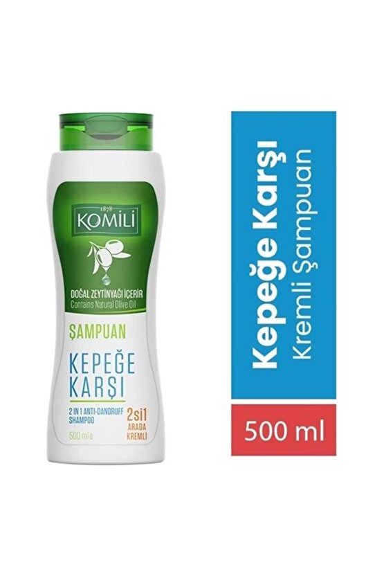 Kepek Karşıtı 2si 1 Arada Kremli Şampuan 500 ml