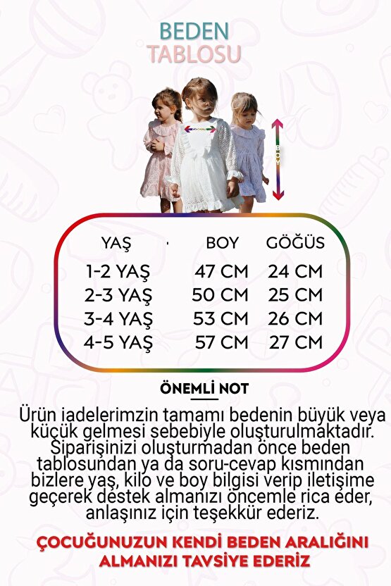 Kız Bebek Kız Çocuk Doğum Günü Parti Düğün Elbise Astarlı Çocuk Giyim bebek giyim Elbuzndnt