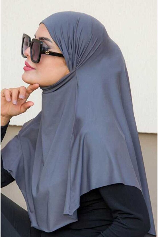 Füme Oversize Hijab