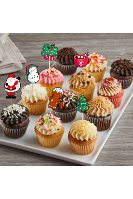 Hello Kity  Temalı 12’li Cupcake Ve Pasta Süsü