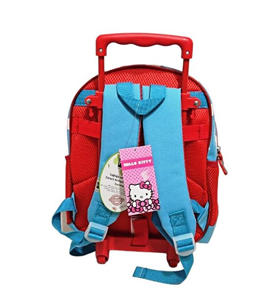 Hello Kitty Çekçekli Anaokulu Çantası