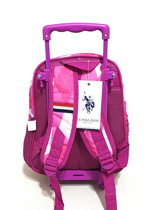 U.S. Polo Assn. Çekçekli Anaokulu Çantası 5150 Pembe