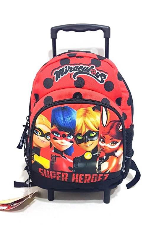 Miraculous Super Heroez Çekçekli Anaokulu Çantası 2101