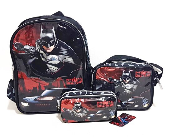 Batman İlkokul Çantası 3 lü Set 1242