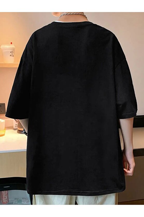 Anime Demon Slayer Baskılı Unisex Oversize  T-Shirt