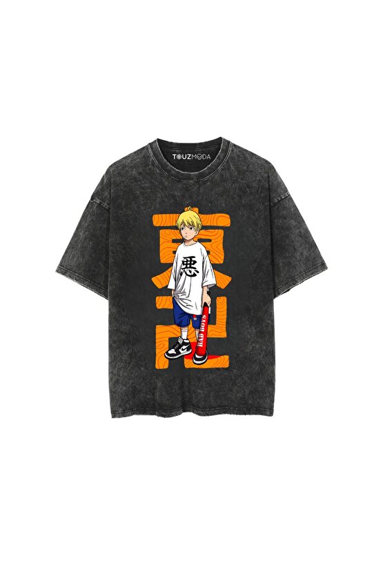 Anime Tokyo Revengers Baskılı Unisex Oversize  T-Shirt