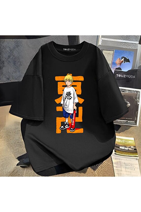 Anime Tokyo Revengers Baskılı Unisex Oversize  T-Shirt