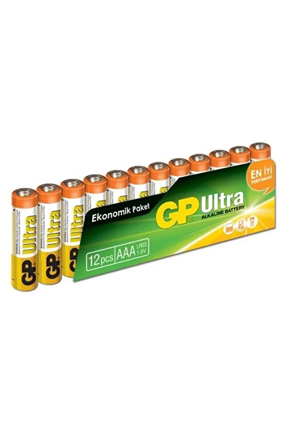 Gp 24au-12li Paket Alkalin Aaa Ince Pil (12Lİ FİYAT) (4172)