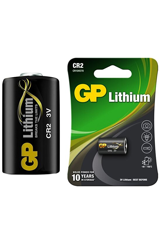 Gp Cr2e-2ue1 3 Volt Lityum Fotoğraf Makinesi Pili