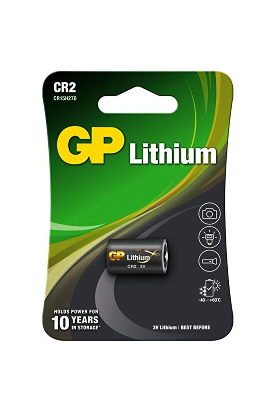 Gp Cr2e-2ue1 3 Volt Lityum Fotoğraf Makinesi Pili