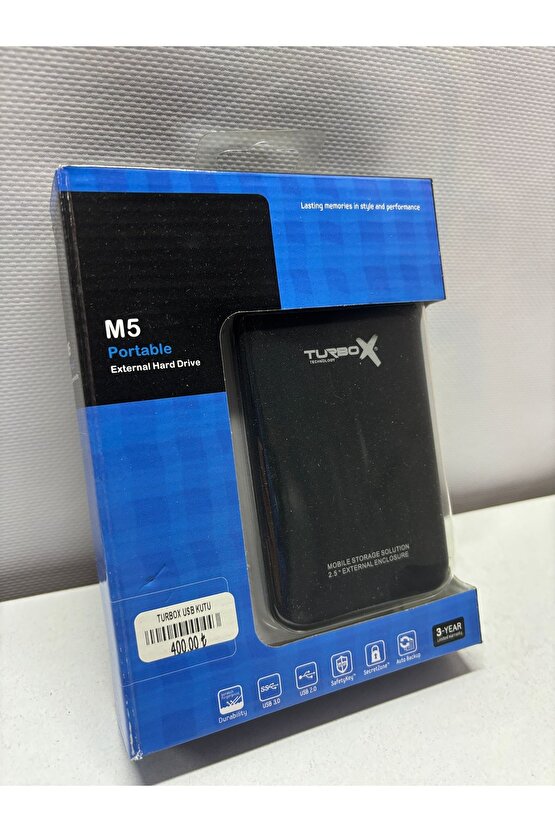 m5 USB 2.5 Hdd kutusu boş